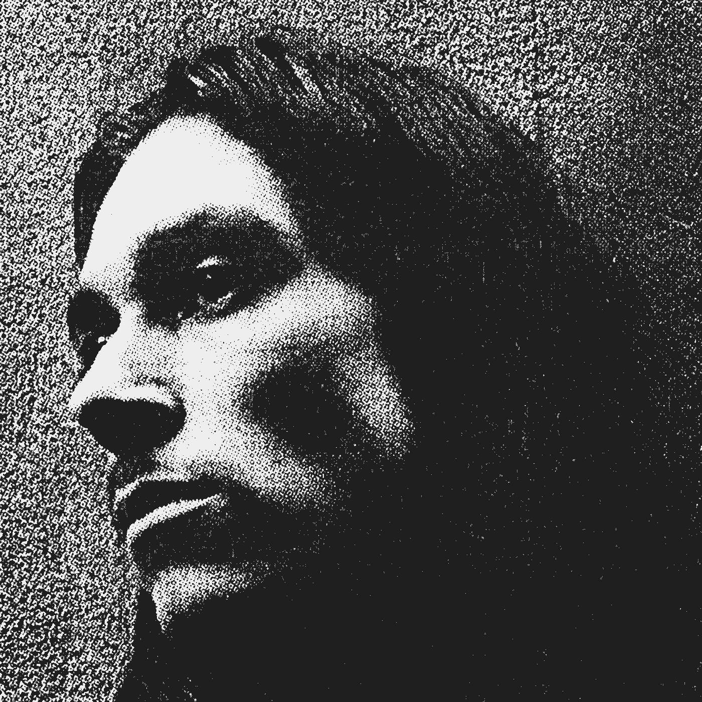 Portrait of Sean Blake HTF&comma; with photocopy texture